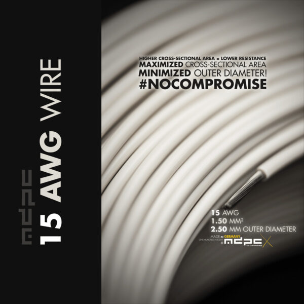 MDPC-X 15 AWG C-White vezeték