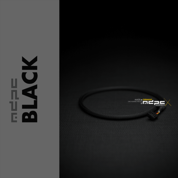 BLACKEST-BLACK | FRONTPANEL kábelharisnya